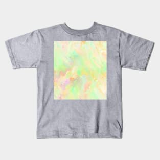 Contemporary Green and Yellow Kids T-Shirt